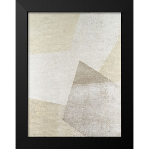 Textured Chiffon I Black Modern Wood Framed Art Print by Lam, Vanna