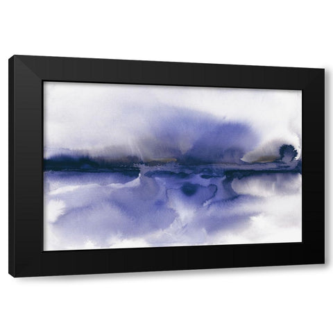 A September Morning Black Modern Wood Framed Art Print with Double Matting by Haase, Andrea