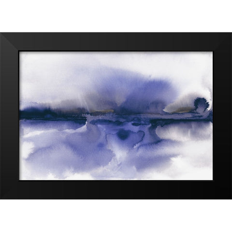 A September Morning Black Modern Wood Framed Art Print by Haase, Andrea
