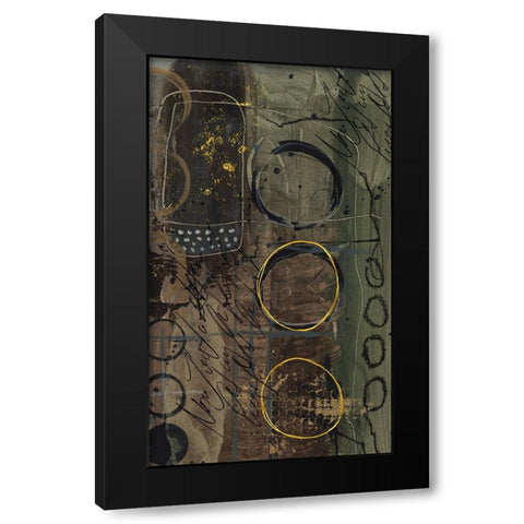 Urban Luxury I Black Modern Wood Framed Art Print with Double Matting by Haase, Andrea