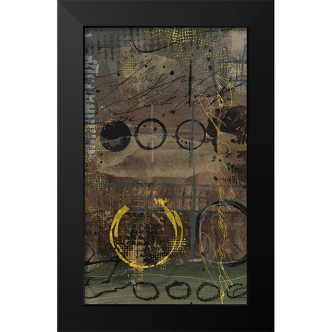 Urban Luxury II Black Modern Wood Framed Art Print by Haase, Andrea