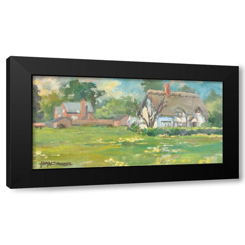 French Farmhouse Black Modern Wood Framed Art Print with Double Matting by Stevens, Allayn