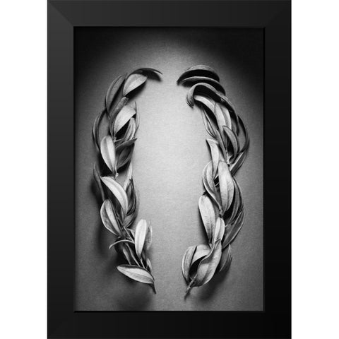 Brackets Black Modern Wood Framed Art Print by Rosenthal, Berry