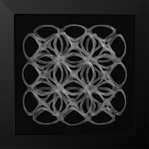 Six Pack Holders  I Black Modern Wood Framed Art Print by Rosenthal, Berry