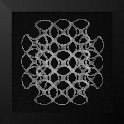 Six Pack Holders  II Black Modern Wood Framed Art Print by Rosenthal, Berry