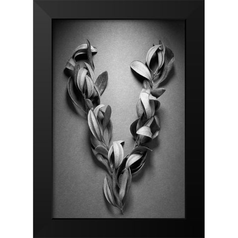 Victory Black Modern Wood Framed Art Print by Rosenthal, Berry