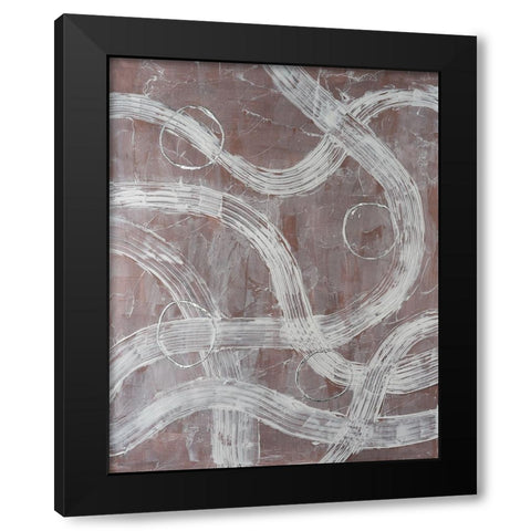 Lavish Lanes I Black Modern Wood Framed Art Print by Willett, Michael