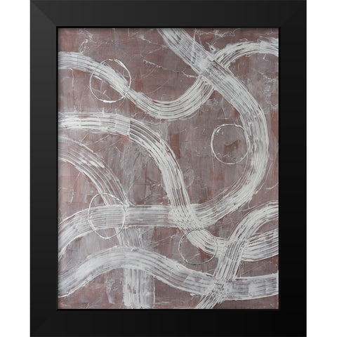 Lavish Lanes I Black Modern Wood Framed Art Print by Willett, Michael