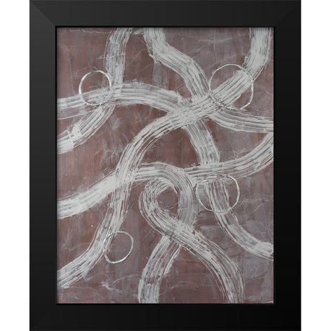 Lavish Lanes II Black Modern Wood Framed Art Print by Willett, Michael