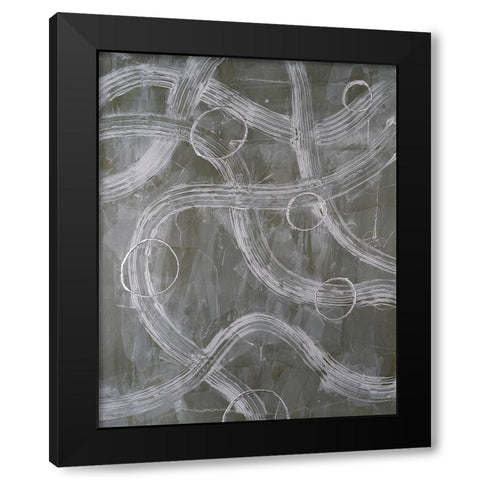 Lavish Lanes III Black Modern Wood Framed Art Print by Willett, Michael