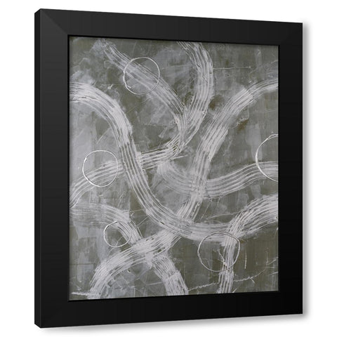 Lavish Lanes IV Black Modern Wood Framed Art Print with Double Matting by Willett, Michael