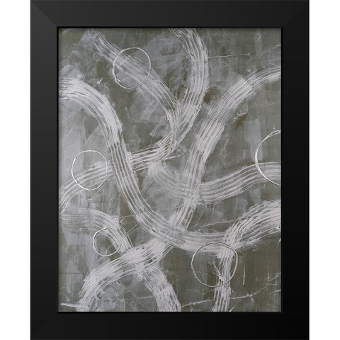 Lavish Lanes IV Black Modern Wood Framed Art Print by Willett, Michael