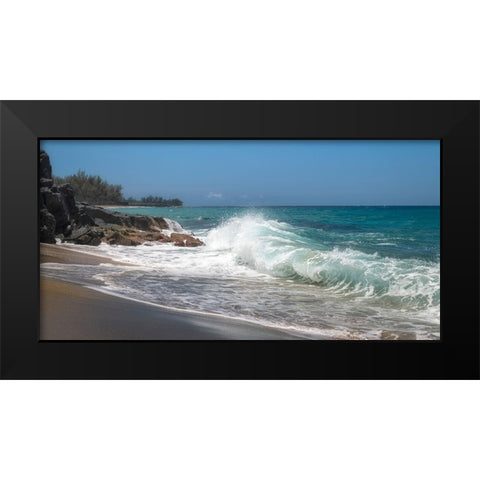 Break Over I Black Modern Wood Framed Art Print by Head, Danny