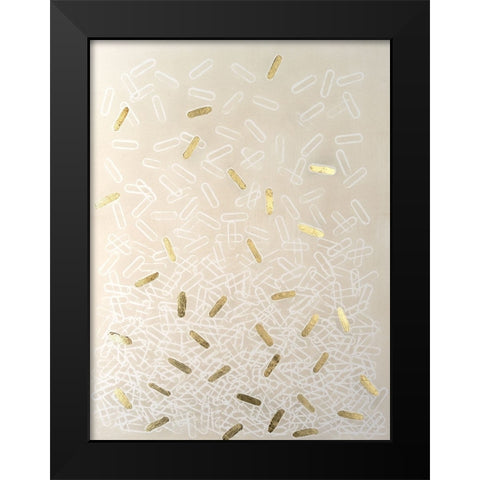 Capsules I Black Modern Wood Framed Art Print by Lam, Vanna