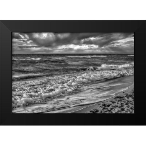 Hollywood Beach Florida  I Black Modern Wood Framed Art Print by Kearney, Franklin