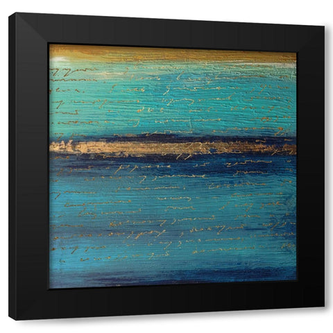 Lifes Insignia II Black Modern Wood Framed Art Print by Smith, Karen