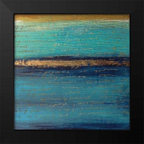 Lifes Insignia II Black Modern Wood Framed Art Print by Smith, Karen