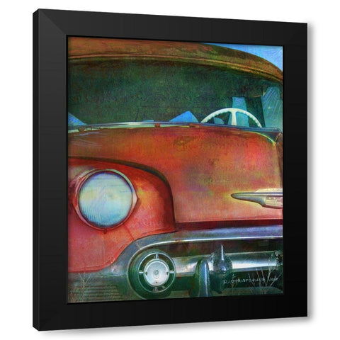 Rust Bucket Black Modern Wood Framed Art Print with Double Matting by Vest, Chris