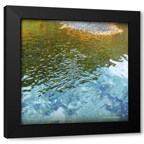 Telluride Creek Black Modern Wood Framed Art Print with Double Matting by Vest, Chris