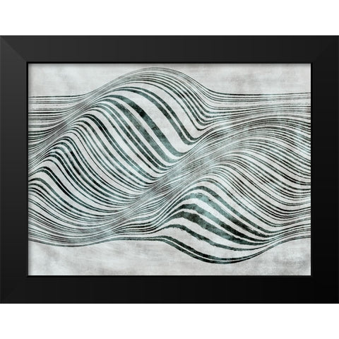 Forme de la mer Black Modern Wood Framed Art Print by Surma And Guillen