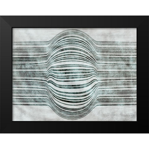 Forme voluptueuse Black Modern Wood Framed Art Print by Surma And Guillen
