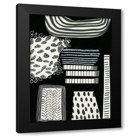 BAndW Fun III Black Modern Wood Framed Art Print by Moore, Regina