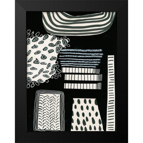 BAndW Fun III Black Modern Wood Framed Art Print by Moore, Regina