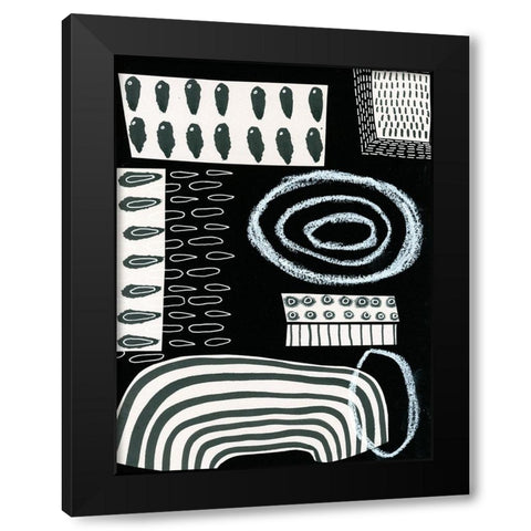 BAndW Fun VI Black Modern Wood Framed Art Print by Moore, Regina