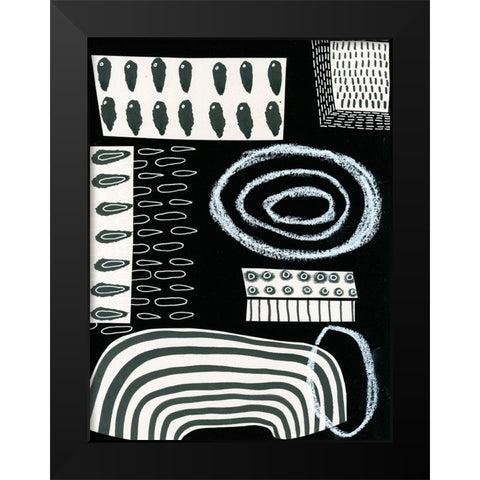BAndW Fun VI Black Modern Wood Framed Art Print by Moore, Regina