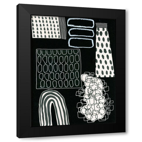 BAndW Fun VII Black Modern Wood Framed Art Print by Moore, Regina
