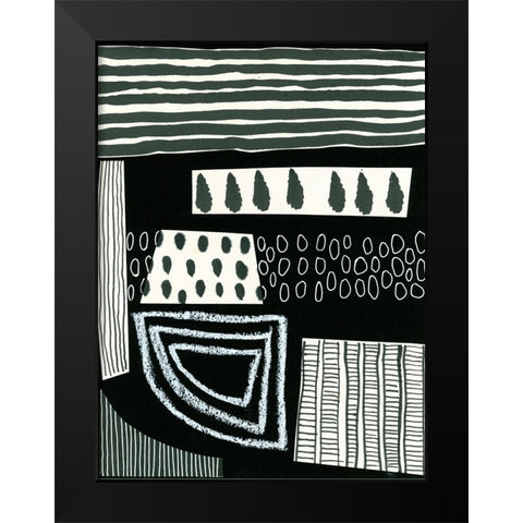 BAndW Fun VIII Black Modern Wood Framed Art Print by Moore, Regina