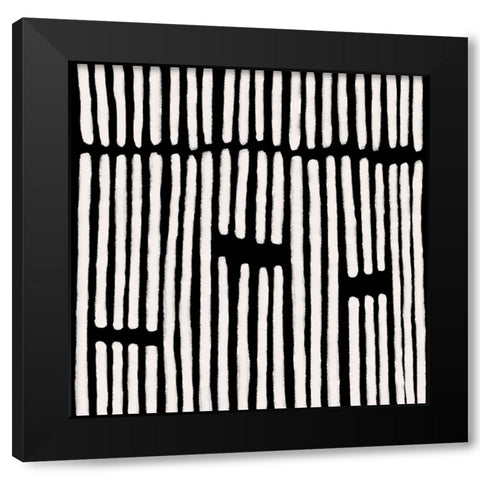 Dizziness II Black Modern Wood Framed Art Print by Moore, Regina