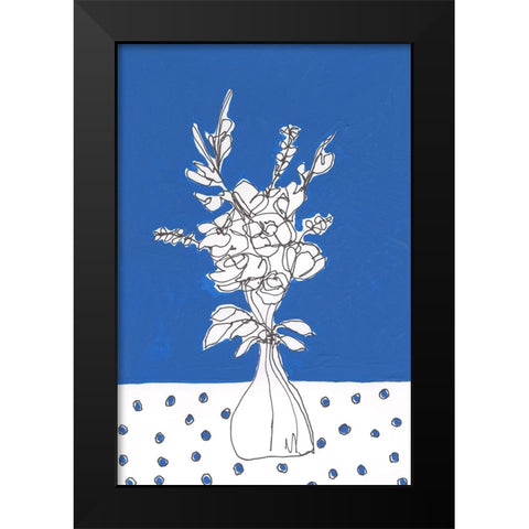 Floral Jardiniere III Black Modern Wood Framed Art Print by Moore, Regina