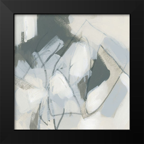 Graphite Tablulation II Black Modern Wood Framed Art Print by Vess, June Erica