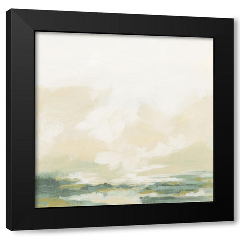 Mellow Horizon I Black Modern Wood Framed Art Print with Double Matting by Vess, June Erica