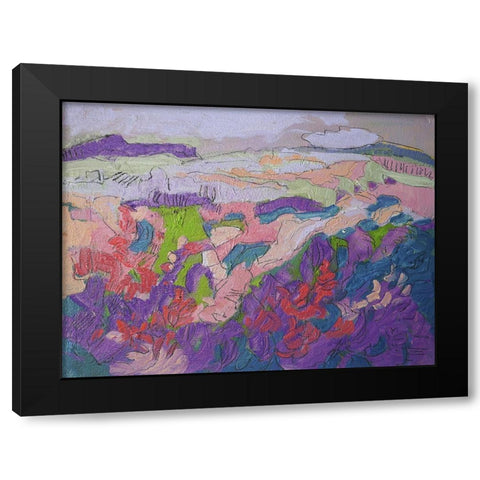 Tributary Black Modern Wood Framed Art Print by Fagan, Dorothy