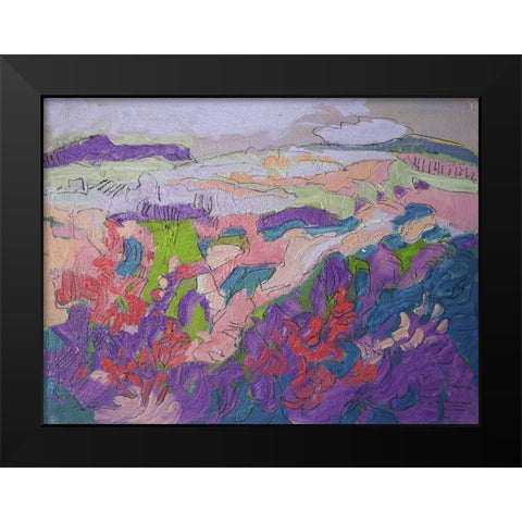 Tributary Black Modern Wood Framed Art Print by Fagan, Dorothy