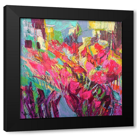 Sacred Body Mine Black Modern Wood Framed Art Print with Double Matting by Fagan, Dorothy