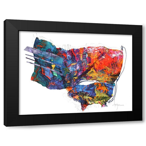 Homeward Bound  II Black Modern Wood Framed Art Print by Fagan, Dorothy