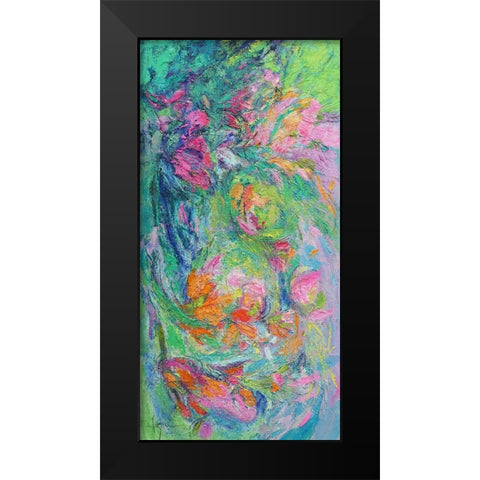 Floating to the Surface Black Modern Wood Framed Art Print by Fagan, Dorothy