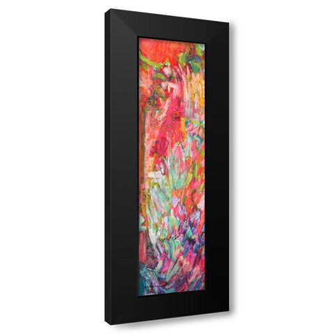Goddess in Her Garden  I Black Modern Wood Framed Art Print by Fagan, Dorothy