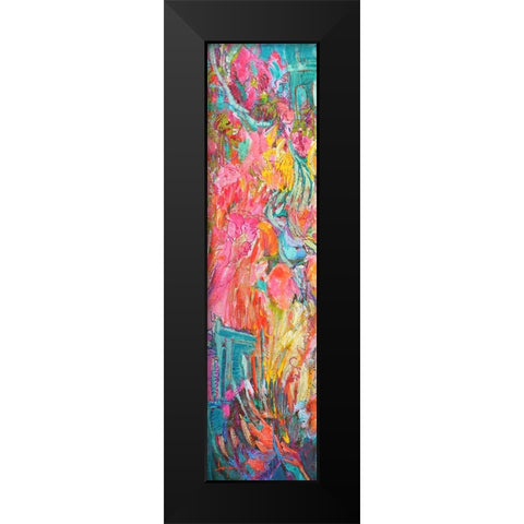 Goddess in Her Garden  II Black Modern Wood Framed Art Print by Fagan, Dorothy