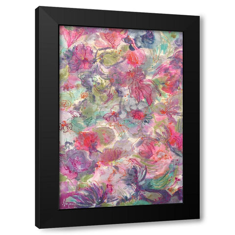 Promise Me a Rose Garden  III Black Modern Wood Framed Art Print with Double Matting by Fagan, Dorothy
