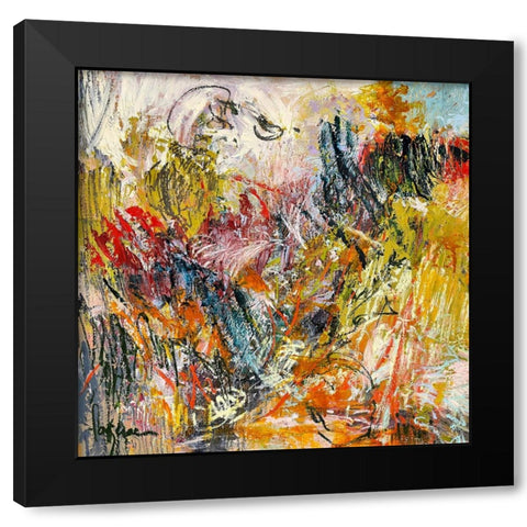 The Primal Flame  II Black Modern Wood Framed Art Print by Fagan, Dorothy