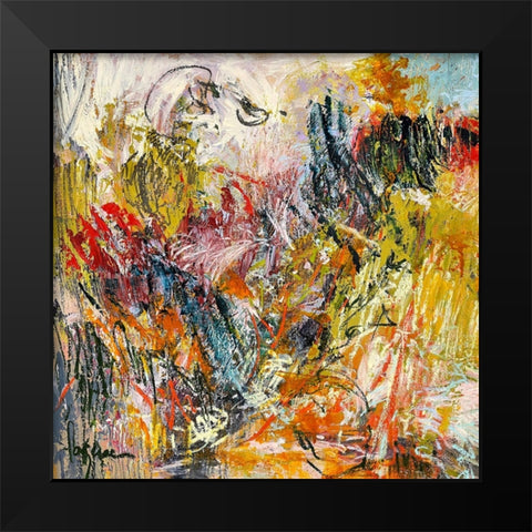 The Primal Flame  II Black Modern Wood Framed Art Print by Fagan, Dorothy