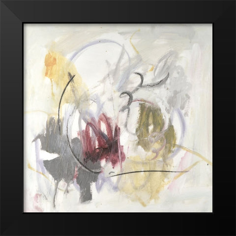 Embellished Moving On II Black Modern Wood Framed Art Print by Combs, Joyce
