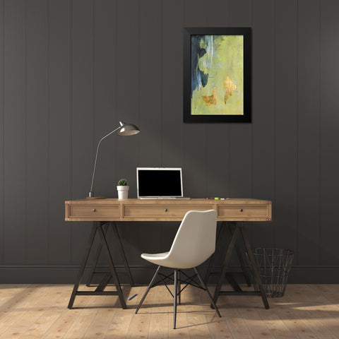 Embellished Seeking Wisdom I Black Modern Wood Framed Art Print by Combs, Joyce