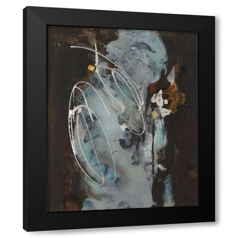 Embellished Dream II Black Modern Wood Framed Art Print by Combs, Joyce