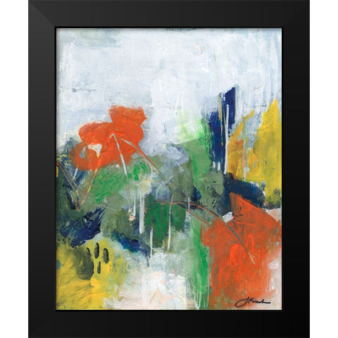 Delightful Dreams  I Black Modern Wood Framed Art Print by Combs, Joyce