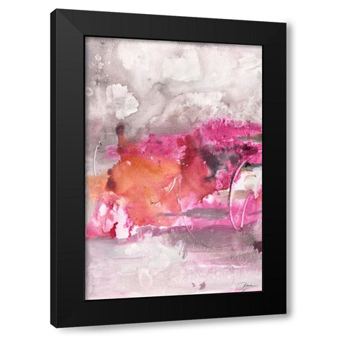 Oh Joy II Black Modern Wood Framed Art Print by Combs, Joyce
